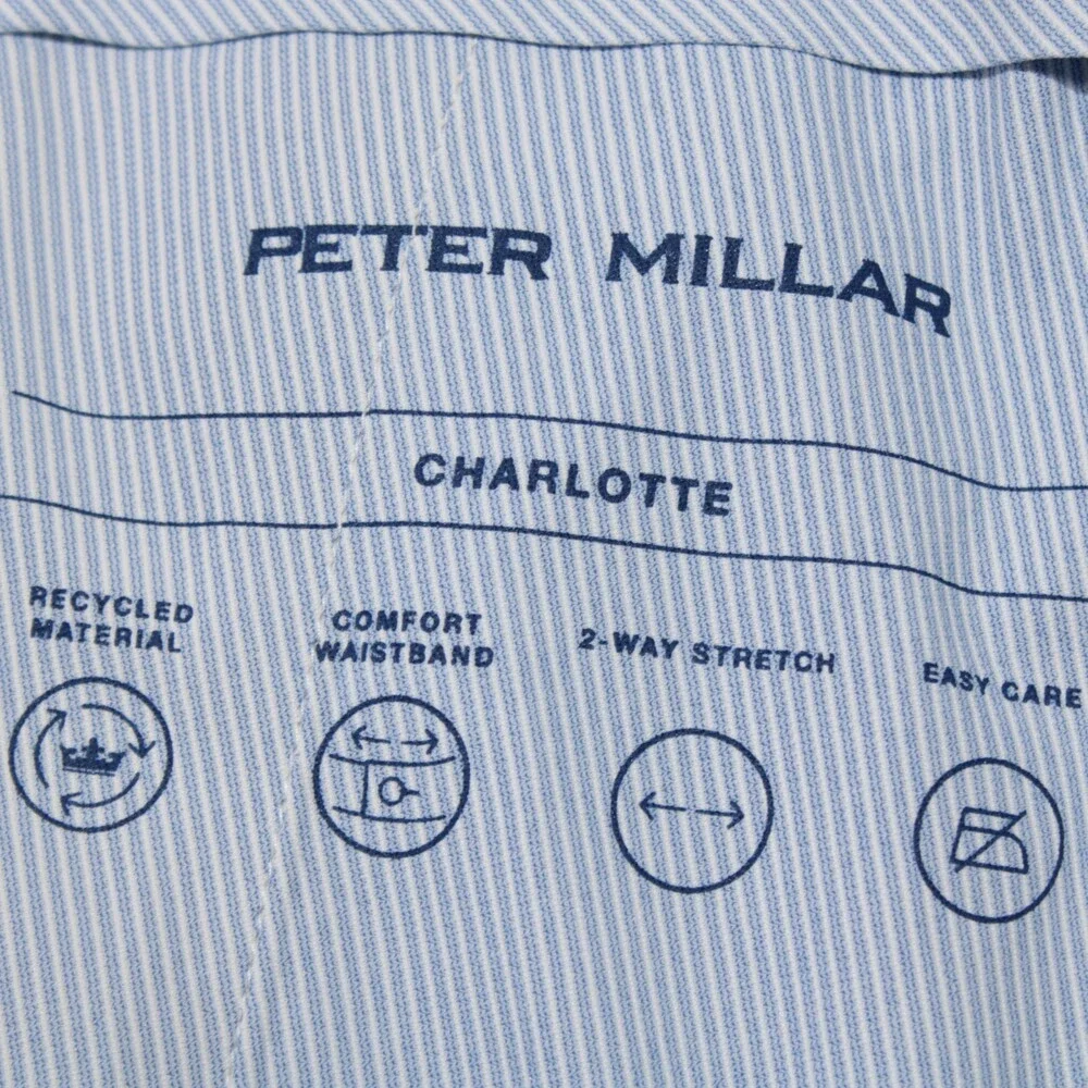 Peter Millar NWT Chinos / Casual Pants Size 40 US Charlotte Beige 100% Polyester